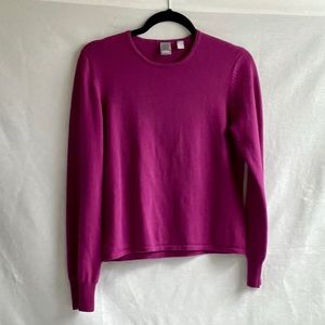 CULLEN 100% CASHMERE CREW NECK SWEATER Sz L